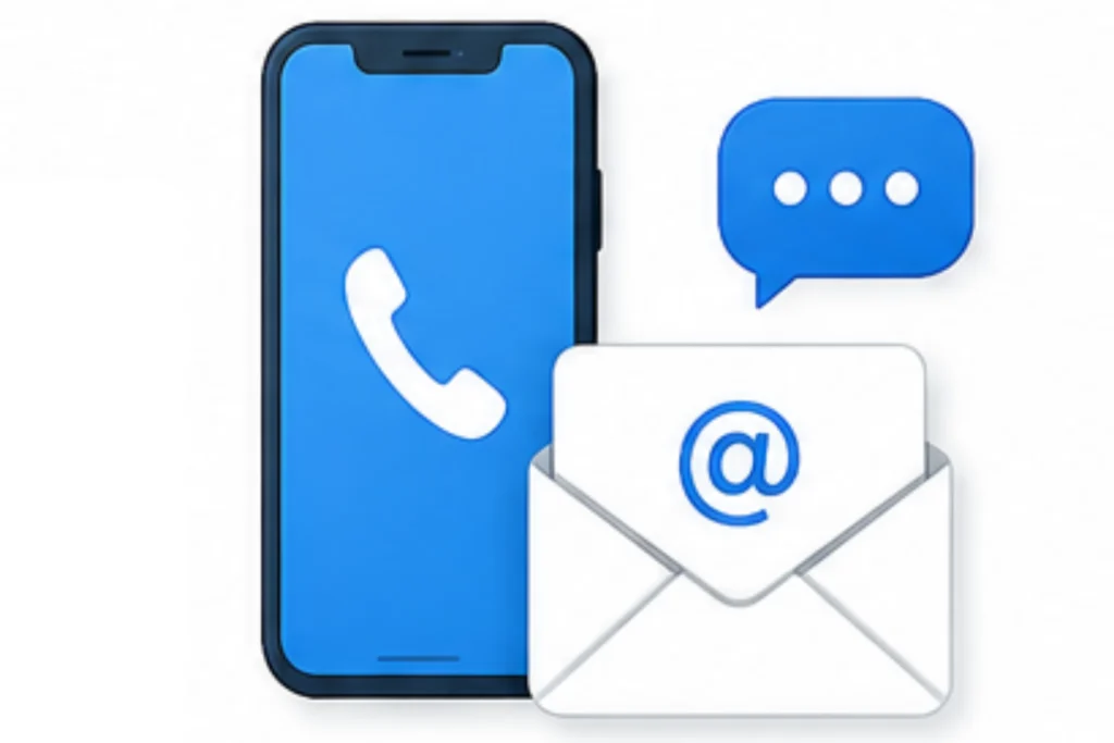 Mobile number and email ID Mobile number and email ID