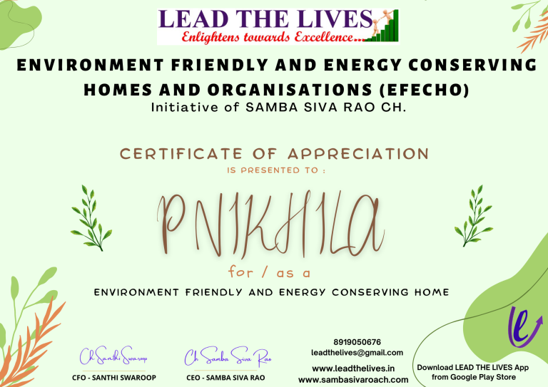 Certificate of Appreciation