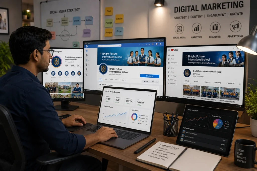 Social Media Accounts Creation & Optimization