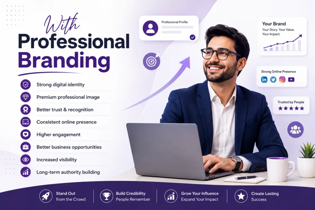 With Professional Branding: With Professional Branding:
