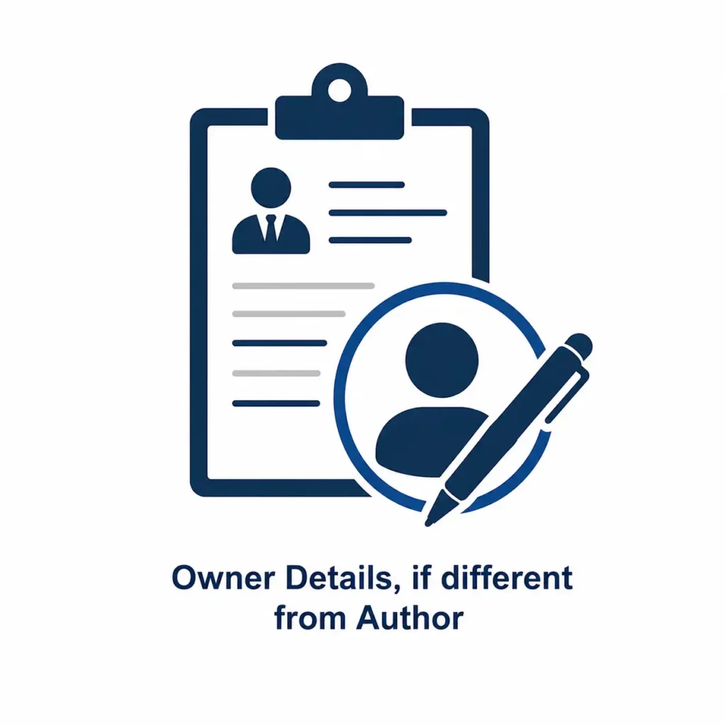 Owner details, if different from author Owner details, if different from author