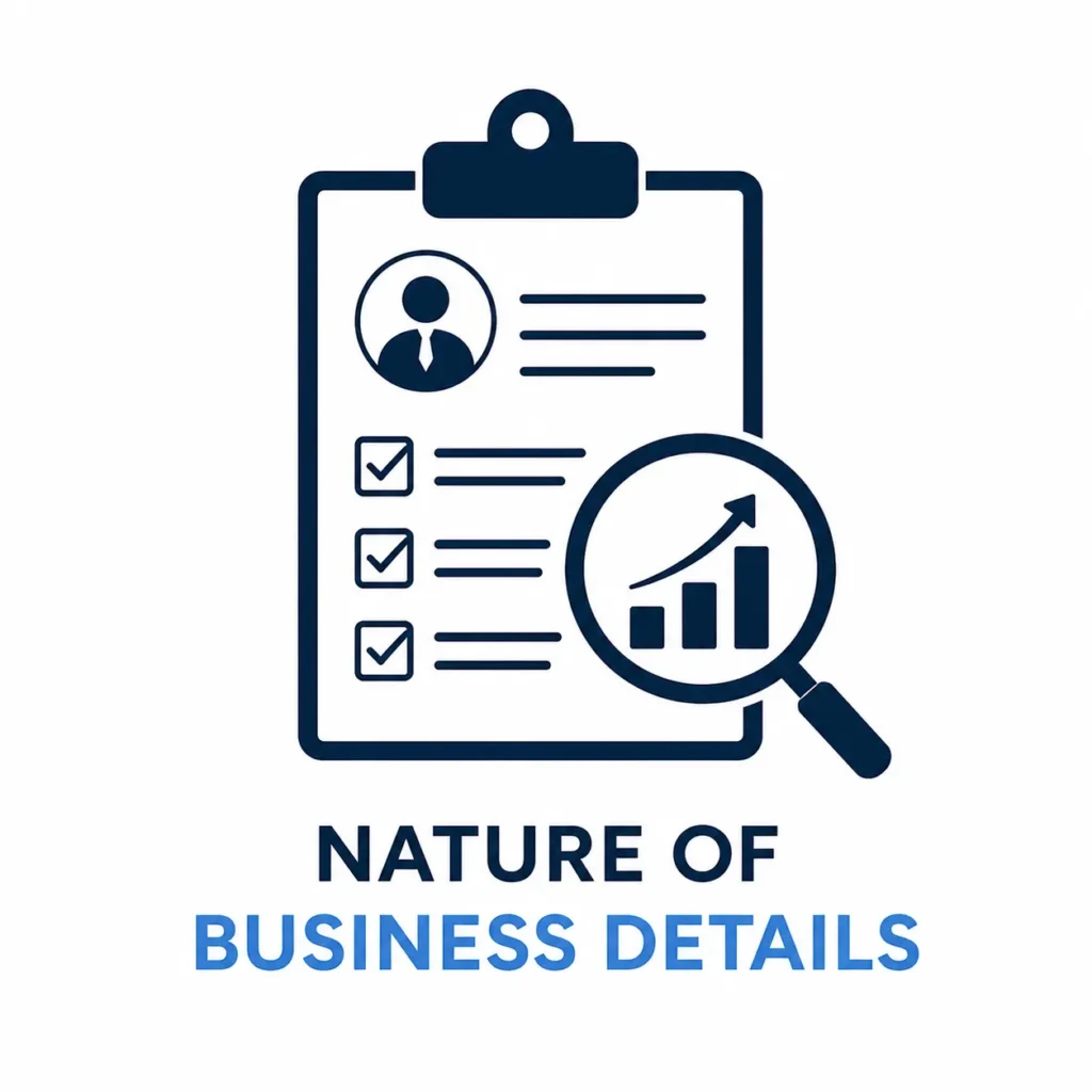 Nature of business details Nature of business details