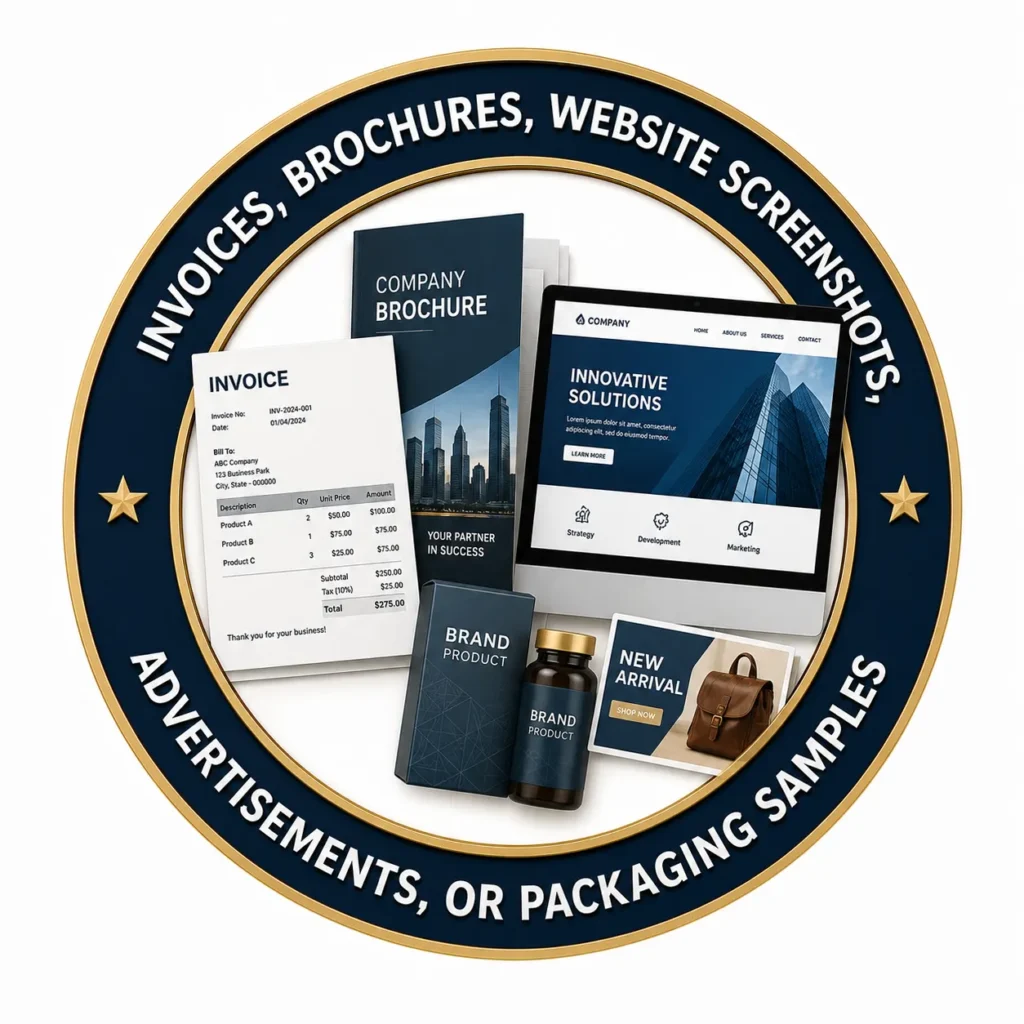 Invoices, brochures, etc Invoices, brochures, etc