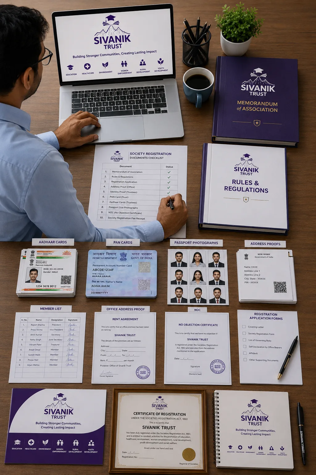 Documents Required for Society Registration