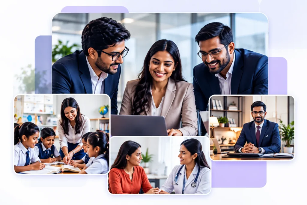 Collaborative Professionals Corporate Collage