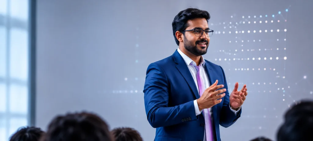 Confident Tech Presentation Speaker